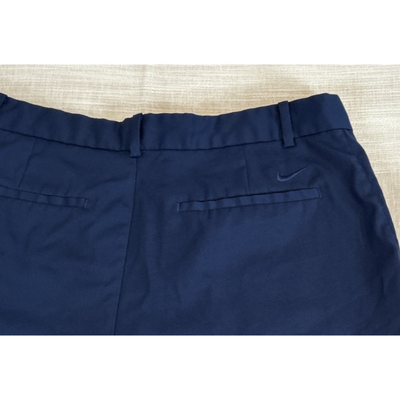 Nike Men’s Navy Blue Golf Shorts Size 32 Dri Fit Cargo Pockets Flat Front - Picture 2 of 7
